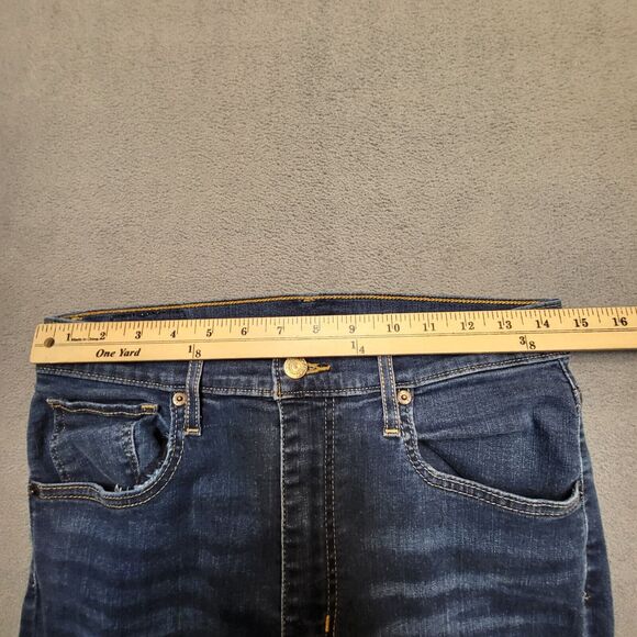 Levis Jeans Womens 6? Blue Skinny Leg Stretch Denim Distressed - Picture 7 of 10